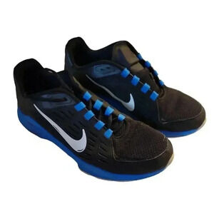 Nike lunarlon running shoes Black Blues Men's Size 11 Missing One Shoe L…